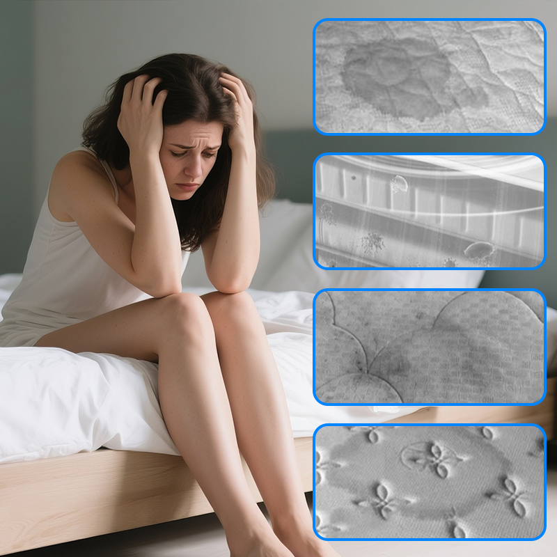 Nettoyant puissant pour taches jaunes sur matelas