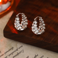 Boucles d'oreilles élégantes strass