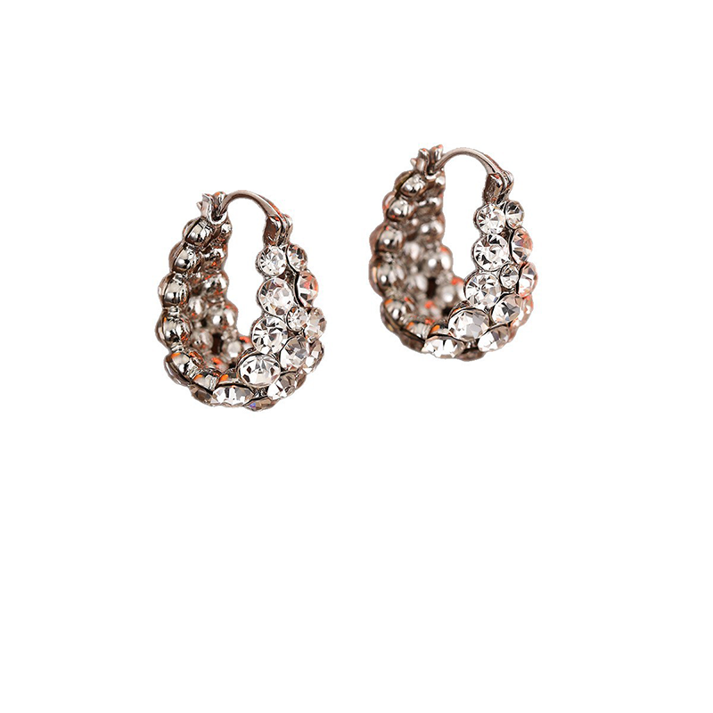 Boucles d'oreilles élégantes strass