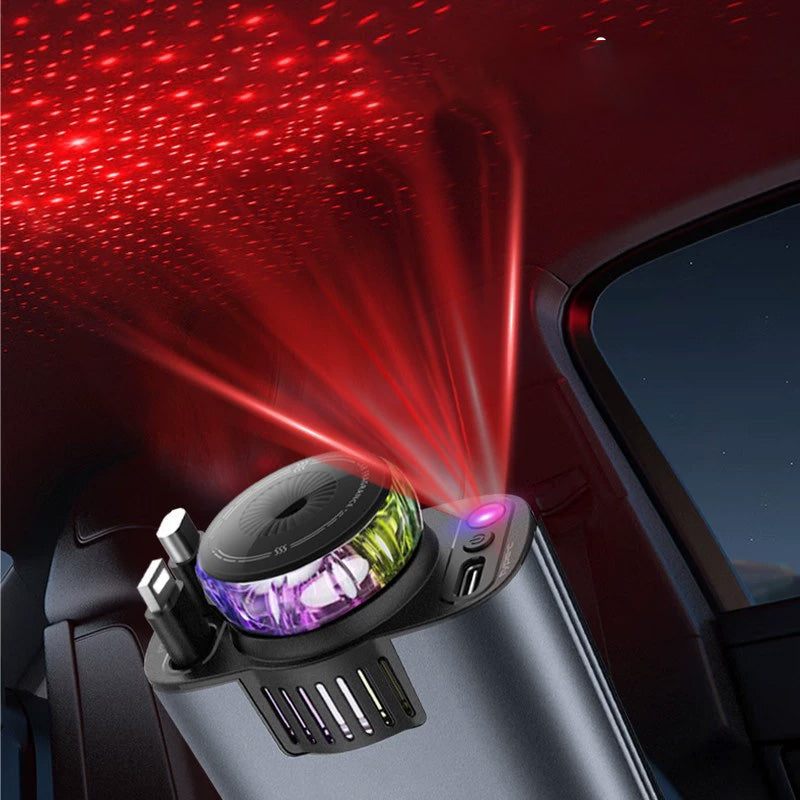 Chargeur 5 en 1, diffuseur d'arômes et plafonnier étoile