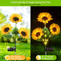 Jusqu'à 50 % de réduction sur la Lampe Solaire Tournesol de Jardin, éclairage LED, Design Réaliste, 8h d'Autonomie