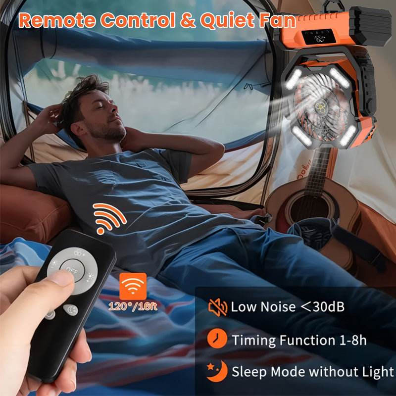 C'est un peu cher mais il fonctionne mieux Ventilateur Oscillant Portable avec Télécommande