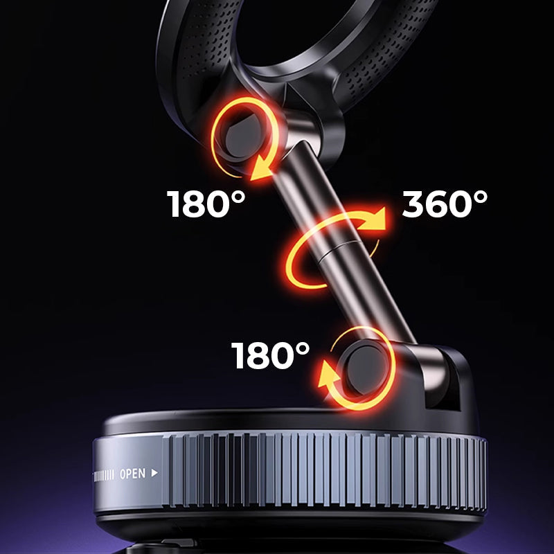 VENTE CHAUDE Support téléphone magnétique pliable Parfait pour la voiture Stable, compact et facile à utiliser Ne ratez pas l'offre