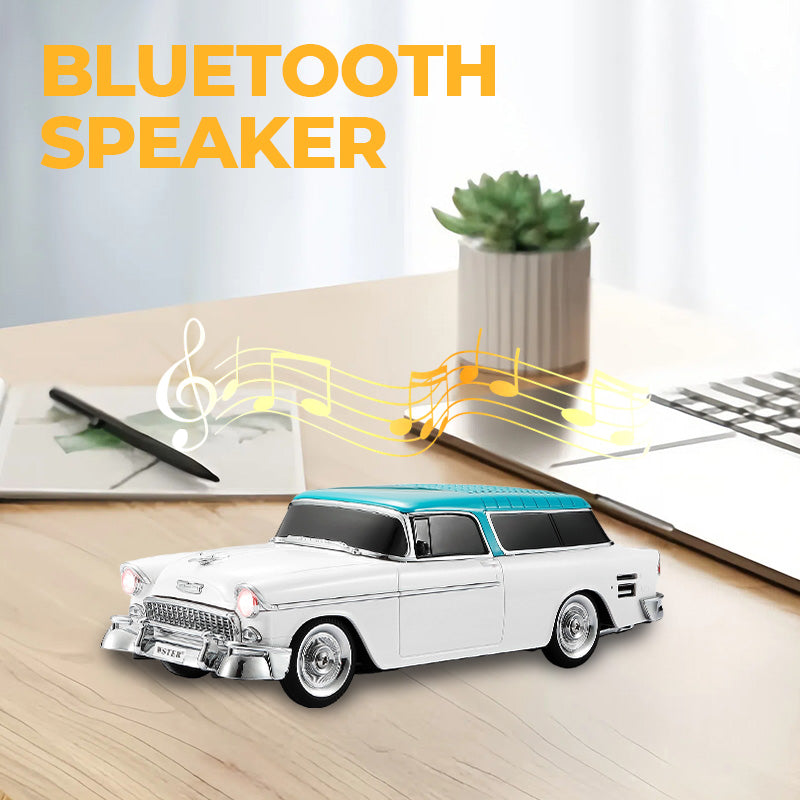Modèle de voiture rétro Haut-parleur Bluetooth sans fil