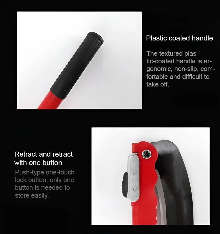 Faucille pliante en acier, légère et portable, sans meulage