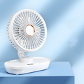 Ventilateur de bureau oscillant portable et rechargeable