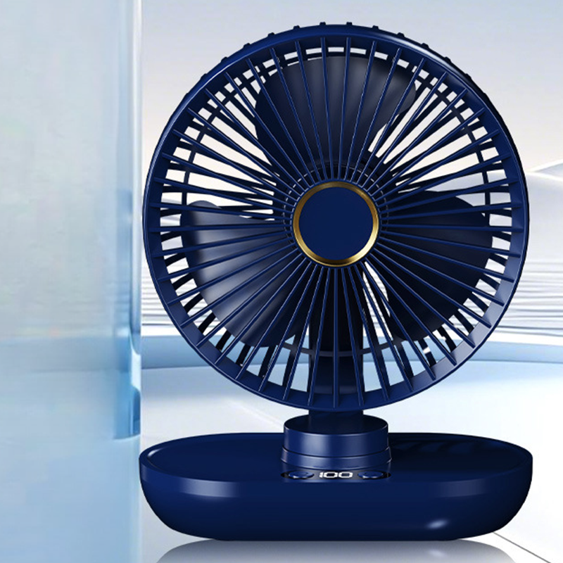 Ventilateur de bureau oscillant portable et rechargeable