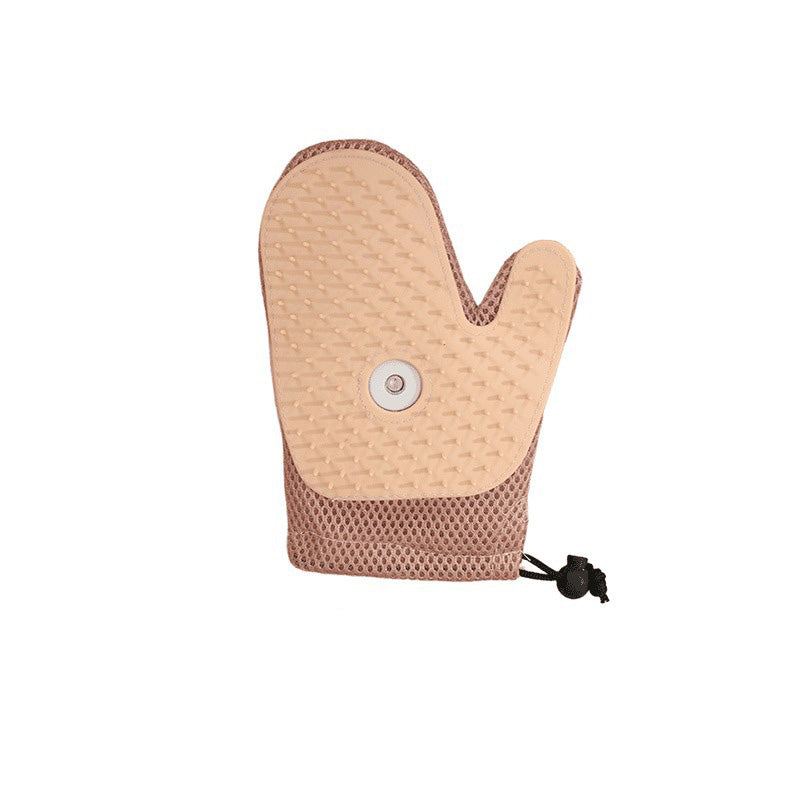 Gants de toilettage pour chiens et chats avec spray intégré