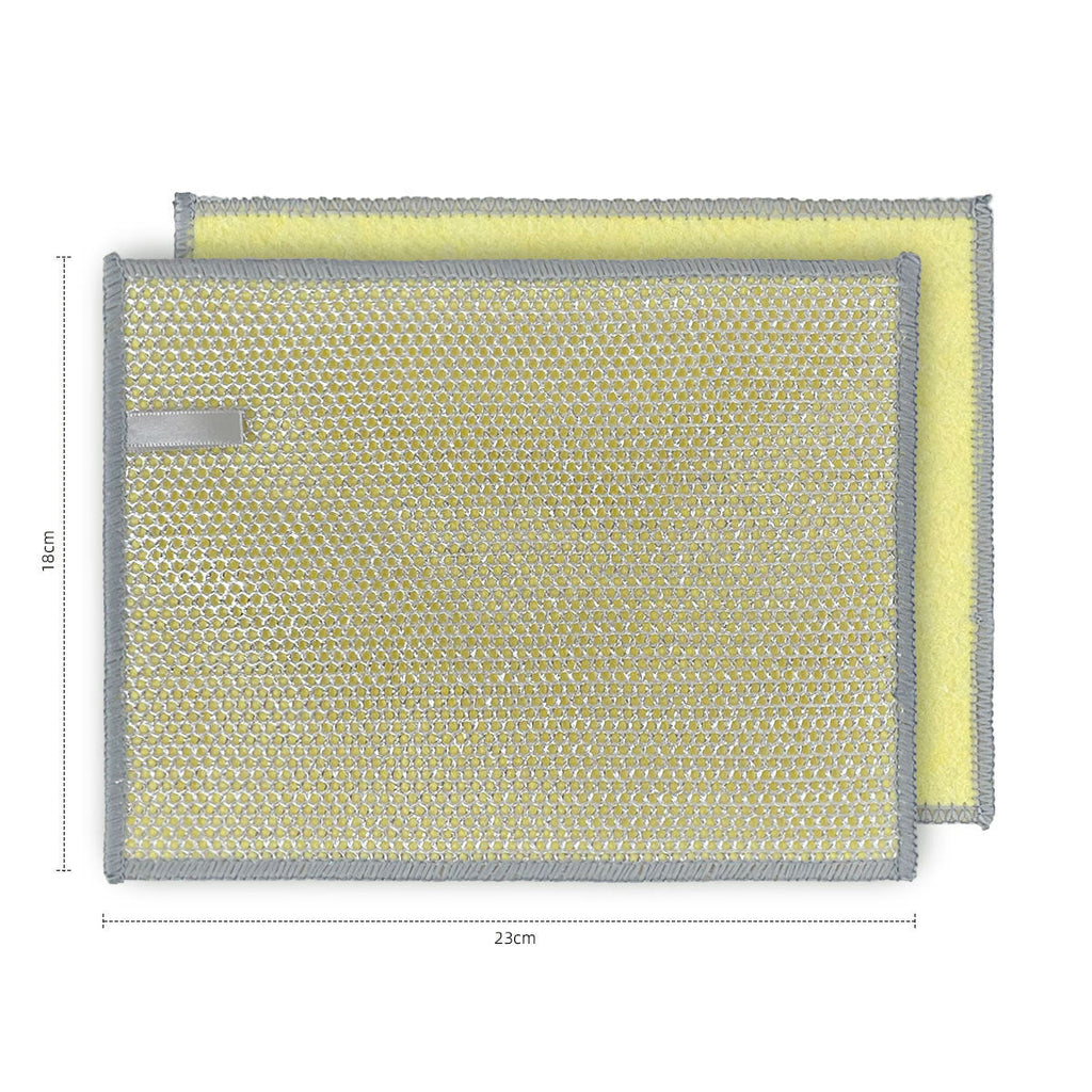 Chiffons de vaisselle métalliques polyvalents et anti-rayures