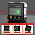 Digital Magnetic 4-Sided Angle Gauge with Laser
