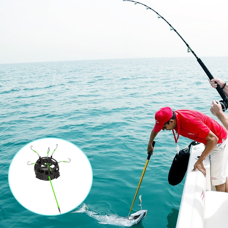 Hameçon de pêche avec cage flottante 360 pour appât