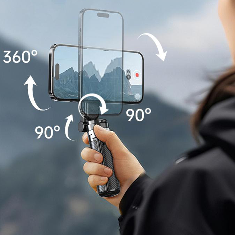 Hot Sale 50% OFF 4-in-1 Multifunctional Magnetic Selfie Stick with 360 Rotation, English