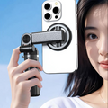 Perche Selfie Magnétique Multifonction 4-en-1 avec Rotation 360