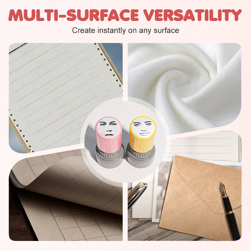 Tampon à expression vibrante - Outil créatif multi-surfaces