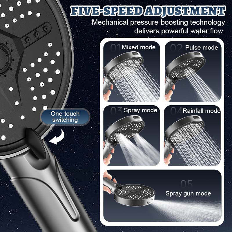 High-pressure multifunctional hand shower
