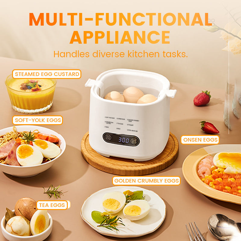 Mini cuiseur à œufs multifonction avec panneau tactile intelligent