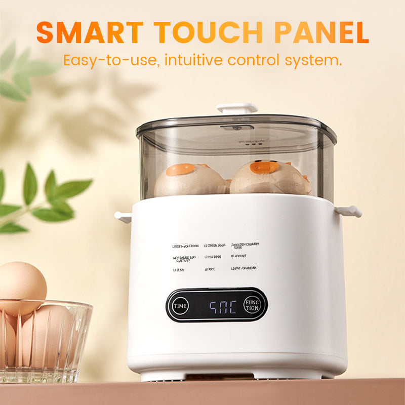 Mini cuiseur à œufs multifonction avec panneau tactile intelligent