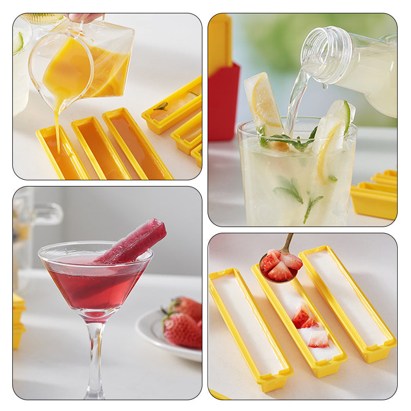 Amusing DIY ice cube set in the shape of fries made of food-grade material
