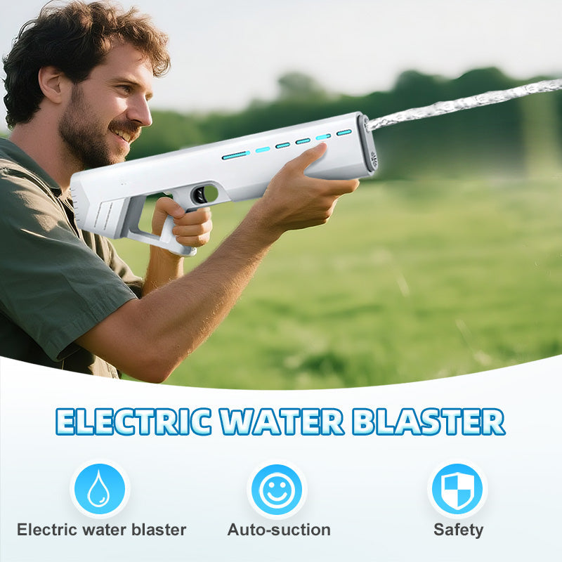 High-performance water blower with automatic suction system