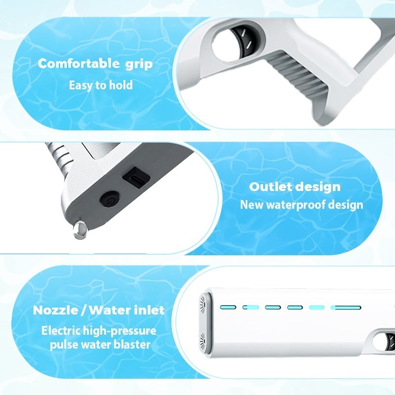 High-performance water blower with automatic suction system