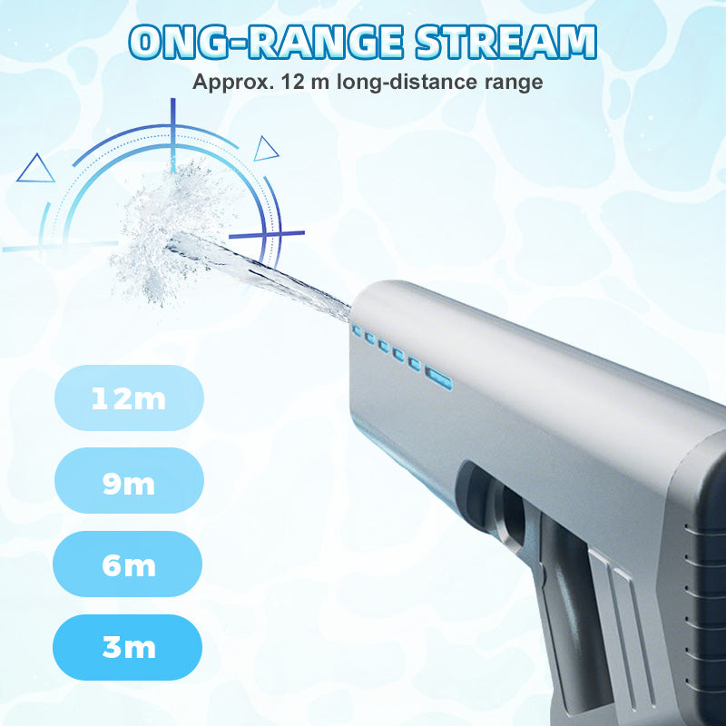 High-performance water blower with automatic suction system