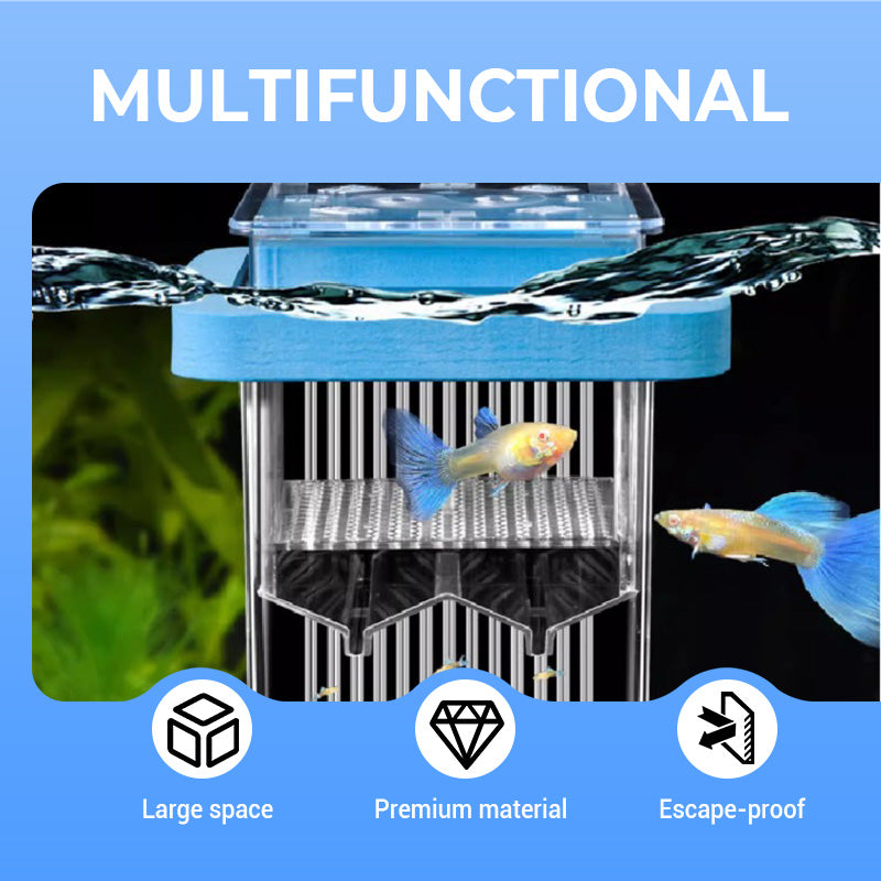 Clair Half-price 4-layer Acrylic Aquarium Hatchery Breeding Box System to Safely Raise Your Fry