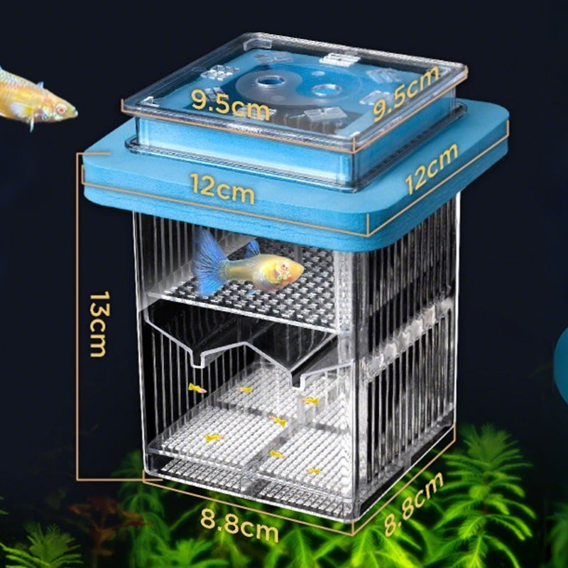 Clair Half-price 4-layer Acrylic Aquarium Hatchery Breeding Box System to Safely Raise Your Fry