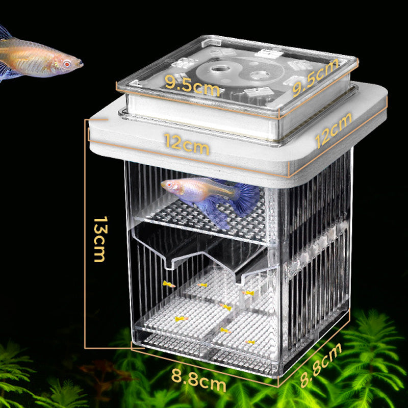 Clair Half-price 4-layer Acrylic Aquarium Hatchery Breeding Box System to Safely Raise Your Fry