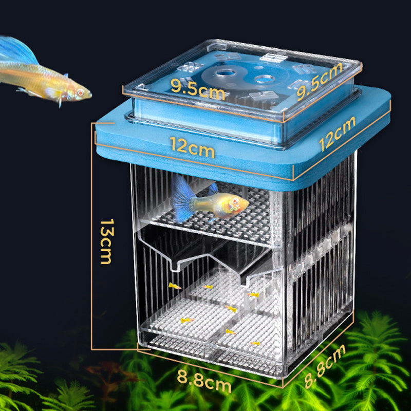 Clair Half-price 4-layer Acrylic Aquarium Hatchery Breeding Box System to Safely Raise Your Fry
