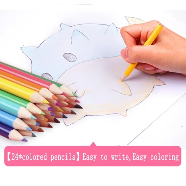 Coffret d'art créatif de luxe 6 en 1, cadeau idéal pour les enfants : chaque enfant est un artiste.