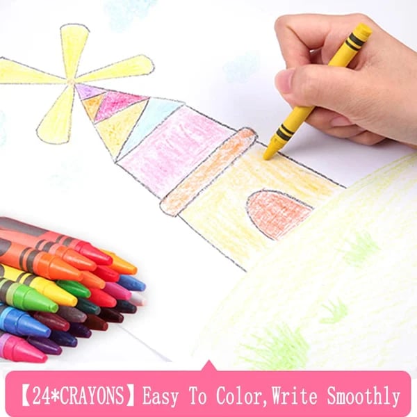 Coffret d'art créatif de luxe 6 en 1, cadeau idéal pour les enfants : chaque enfant est un artiste.
