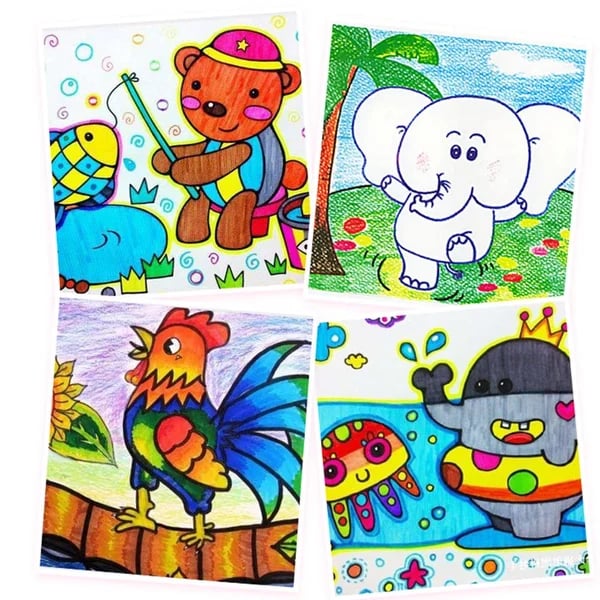 Coffret d'art créatif de luxe 6 en 1, cadeau idéal pour les enfants : chaque enfant est un artiste.