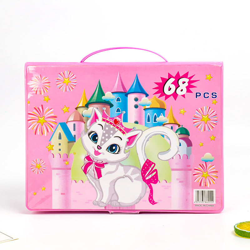 Coffret d'art créatif de luxe 6 en 1, cadeau idéal pour les enfants : chaque enfant est un artiste.