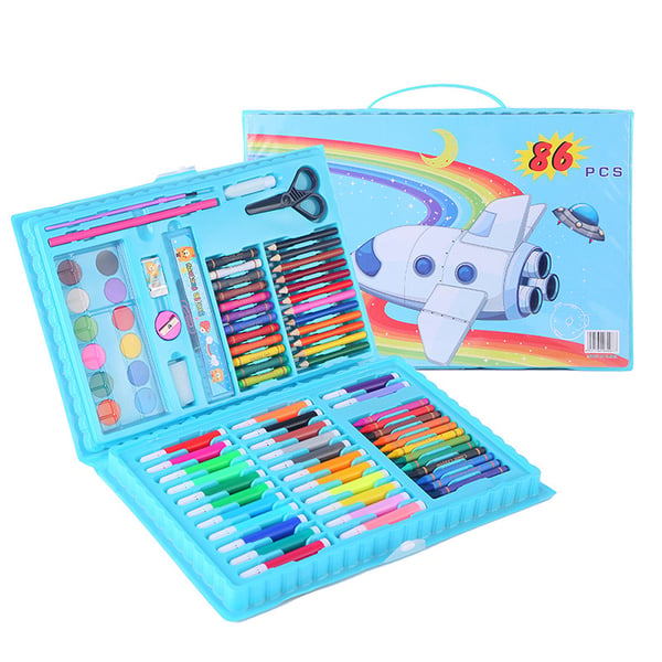 Coffret d'art créatif de luxe 6 en 1, cadeau idéal pour les enfants : chaque enfant est un artiste.