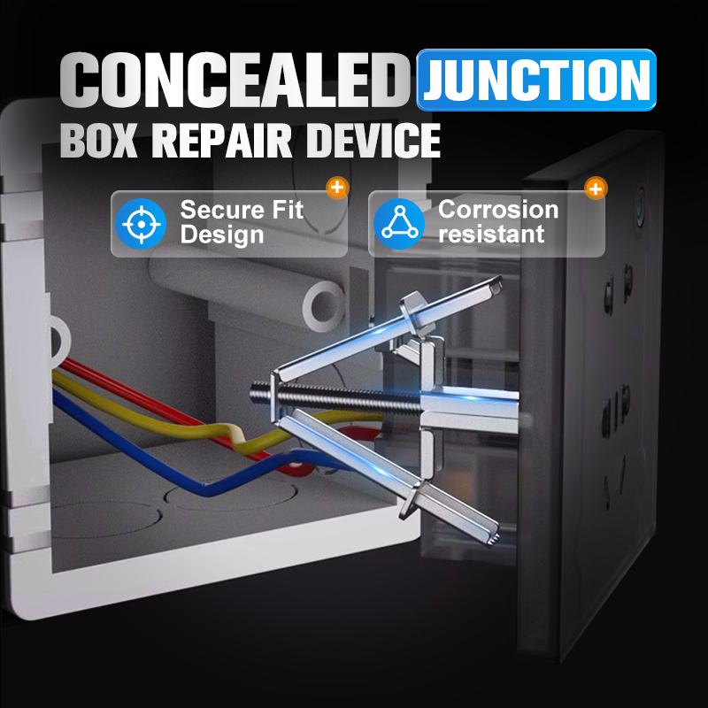 Dispositif de réparation pour boîte de jonction dissimulée. Facile, rapide et sûr pour vos travaux électriques invisibles.