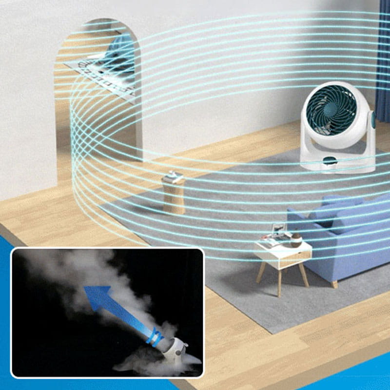 Domestic air circulator fan