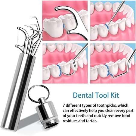 Ensemble de cure-dents en acier inoxydable | Hygiénique & Durable