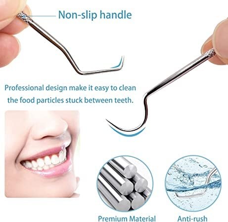 Ensemble de cure-dents en acier inoxydable | Hygiénique & Durable