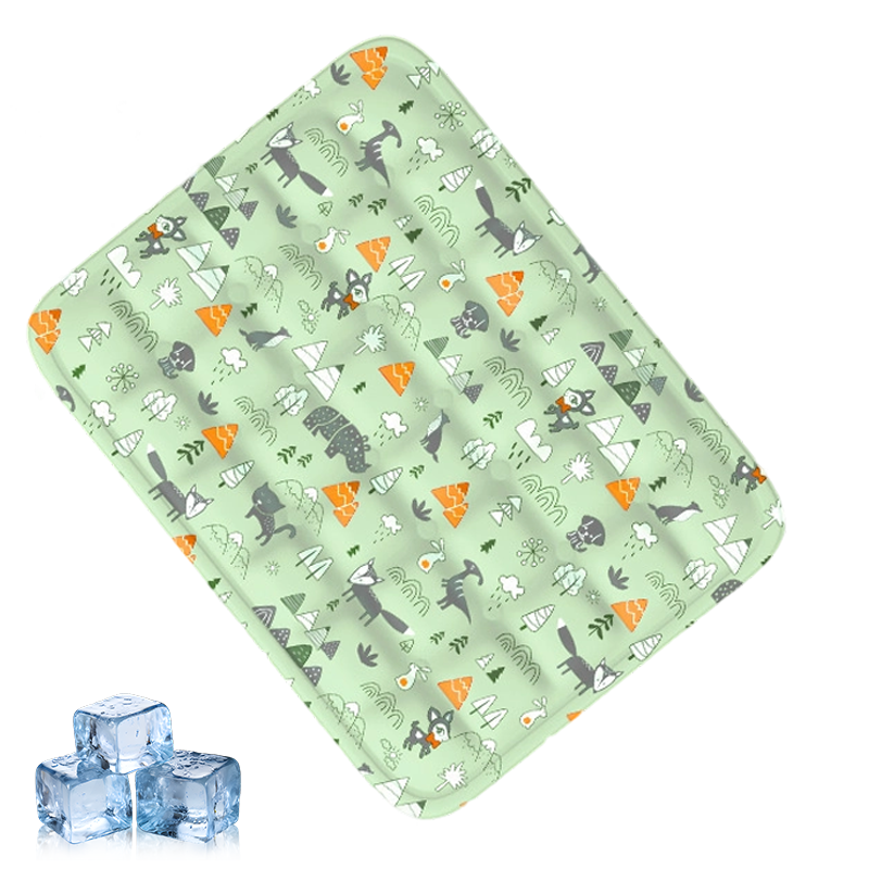 Tapis de refroidissement durable pour animaux de compagnie en forme de dessin animé