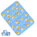 Tapis de refroidissement durable pour animaux de compagnie en forme de dessin animé