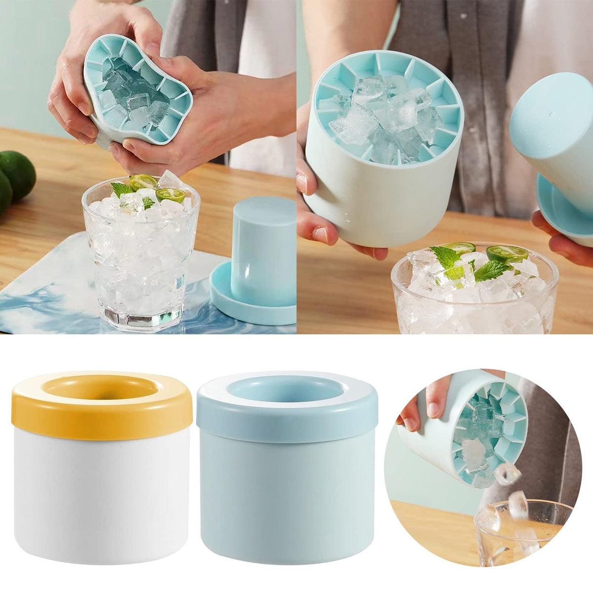 Silicone ice tray mold