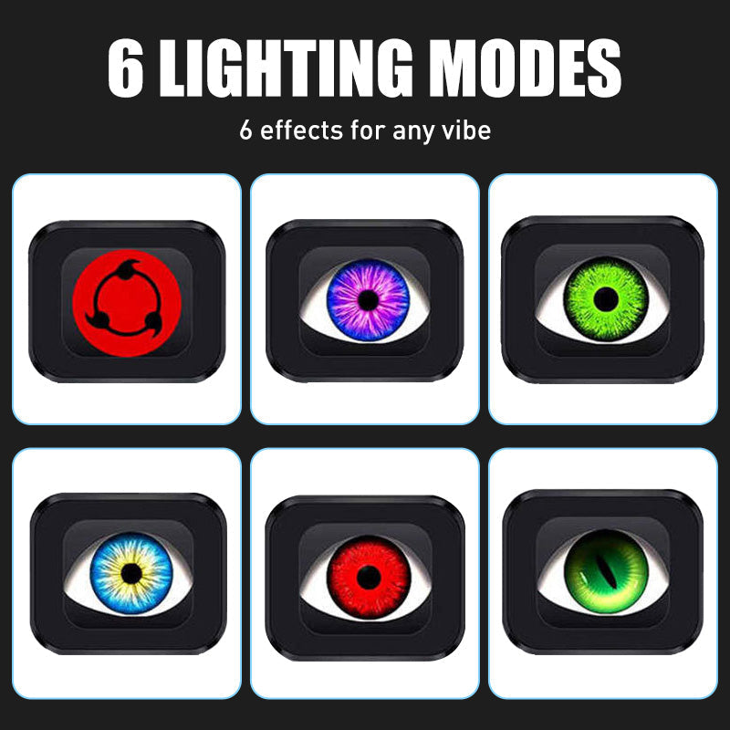 2 feux à LED Devil Eyes pour rétroviseur de moto