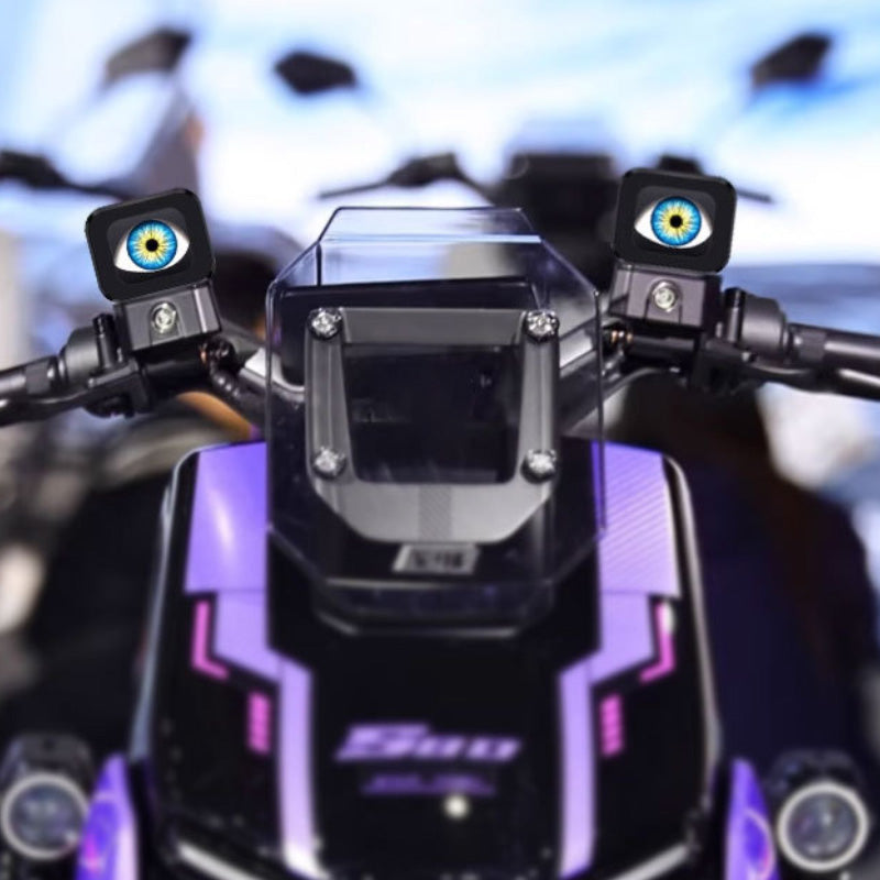 2 feux à LED Devil Eyes pour rétroviseur de moto