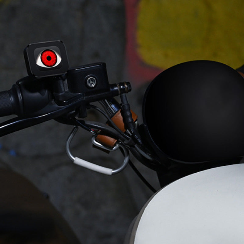 2 feux à LED Devil Eyes pour rétroviseur de moto