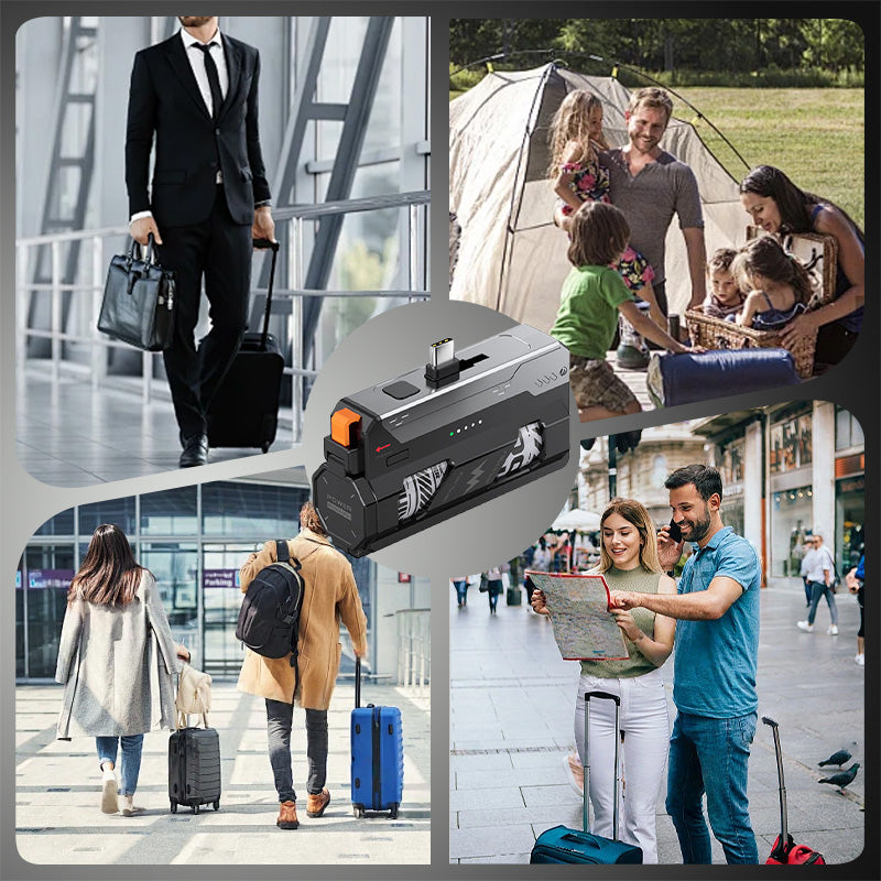 Power Bank Portable avec Batterie Remplaçable