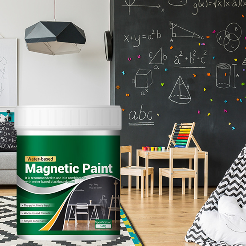 Peinture pour tableau noir à base d'eau et peinture magnétique