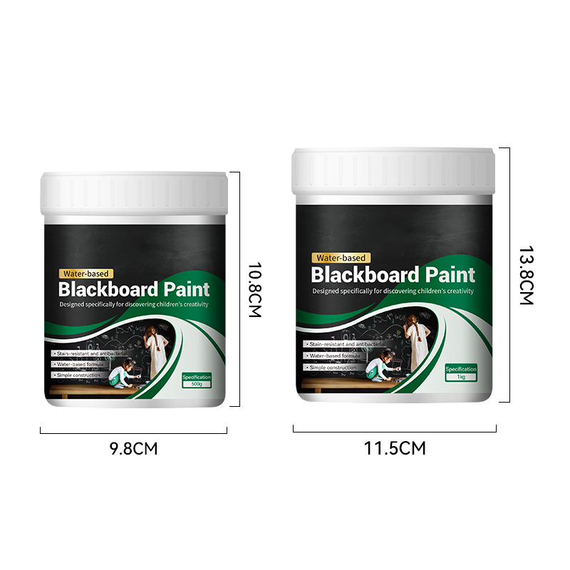 Peinture pour tableau noir à base d'eau et peinture magnétique