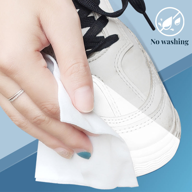 Lingettes humides nettoyantes pour chaussures, enlèvement rapide de la saleté
