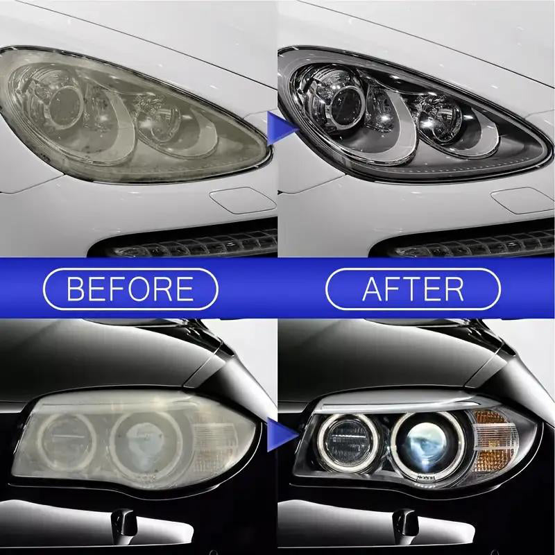 Kit de rénovation & revêtement cristal pour phares auto. Achetez-en 2, obtenez-en 1 GRATUIT