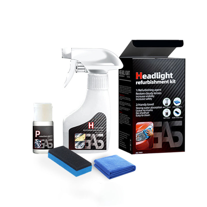 Kit de rénovation & revêtement cristal pour phares auto. Achetez-en 2, obtenez-en 1 GRATUIT